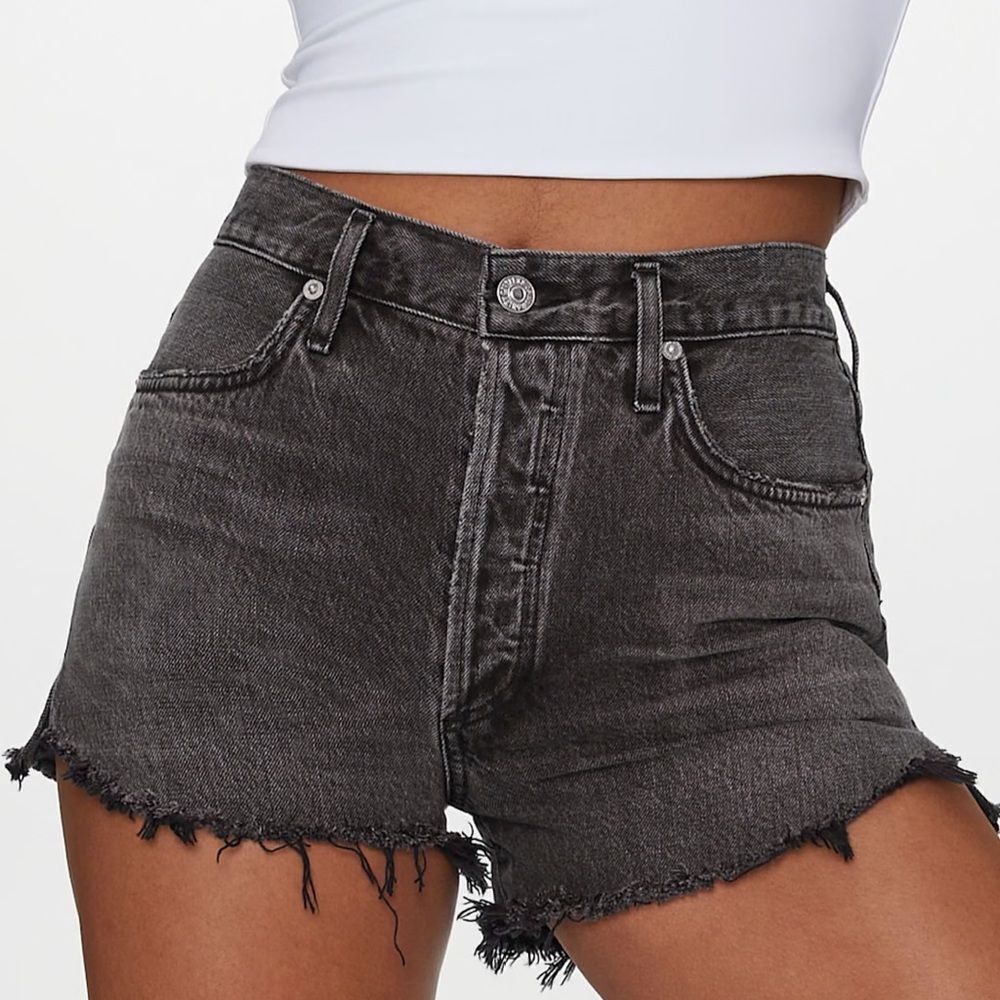 Citizens of Humanity Annabelle Short in washed black 26